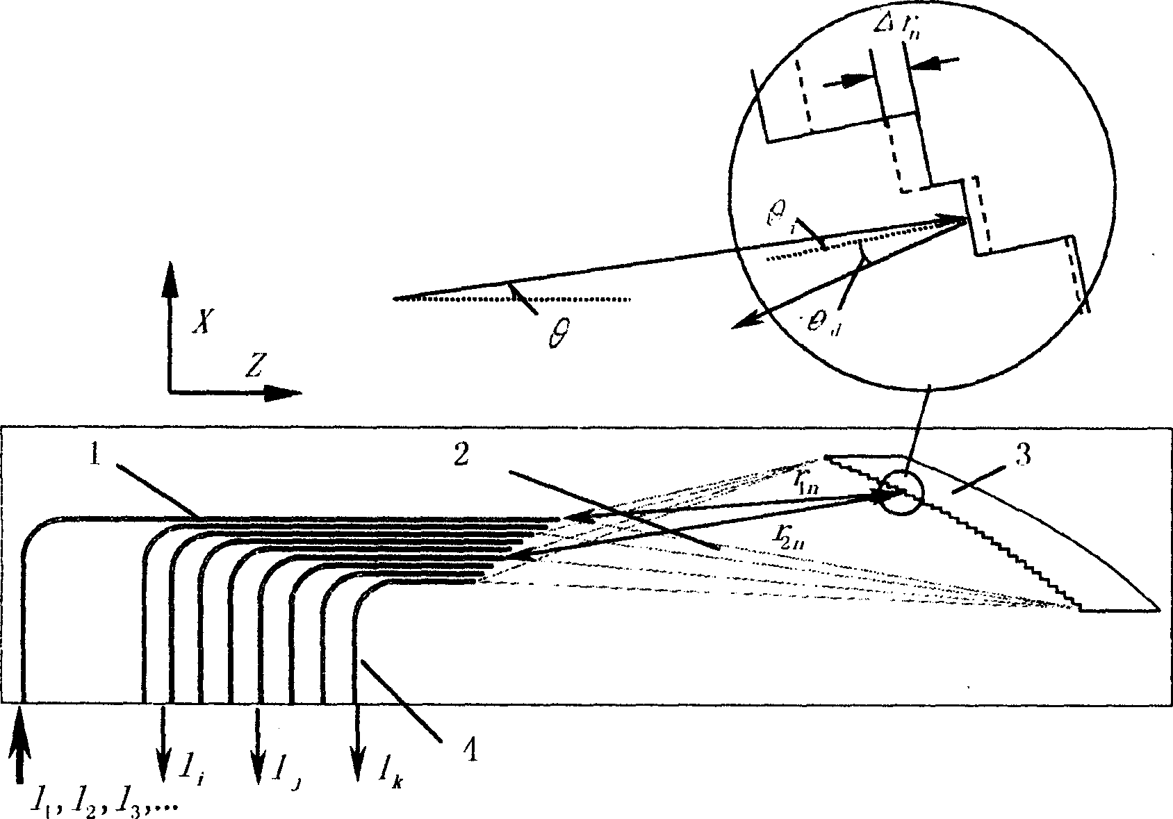 Plane top type pass band WDM device