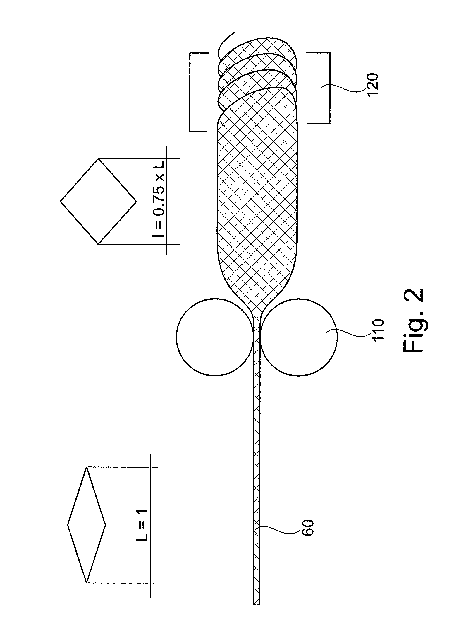 Method for producing a netted casing