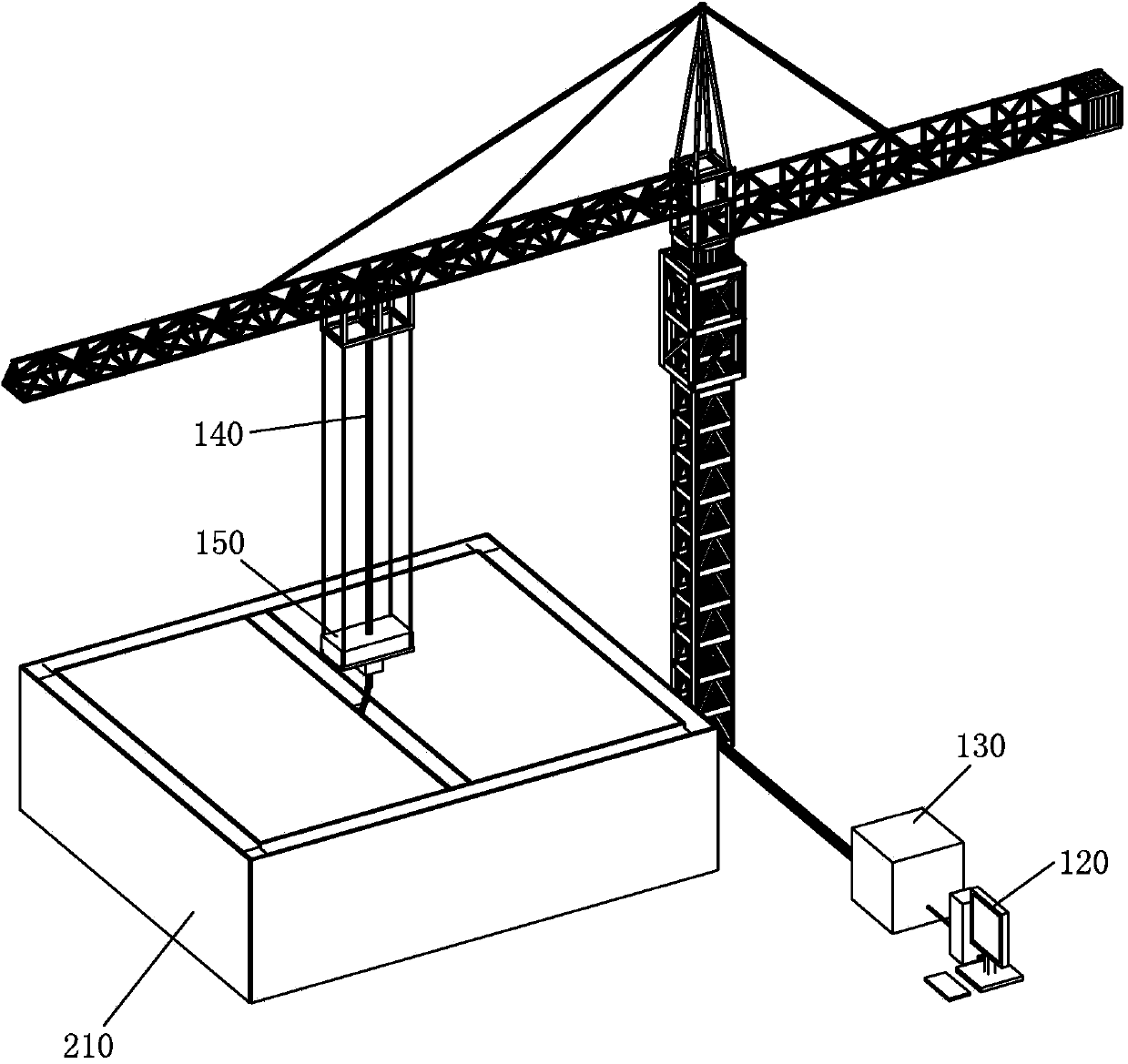 Construction equipment and construction method for constructional engineering