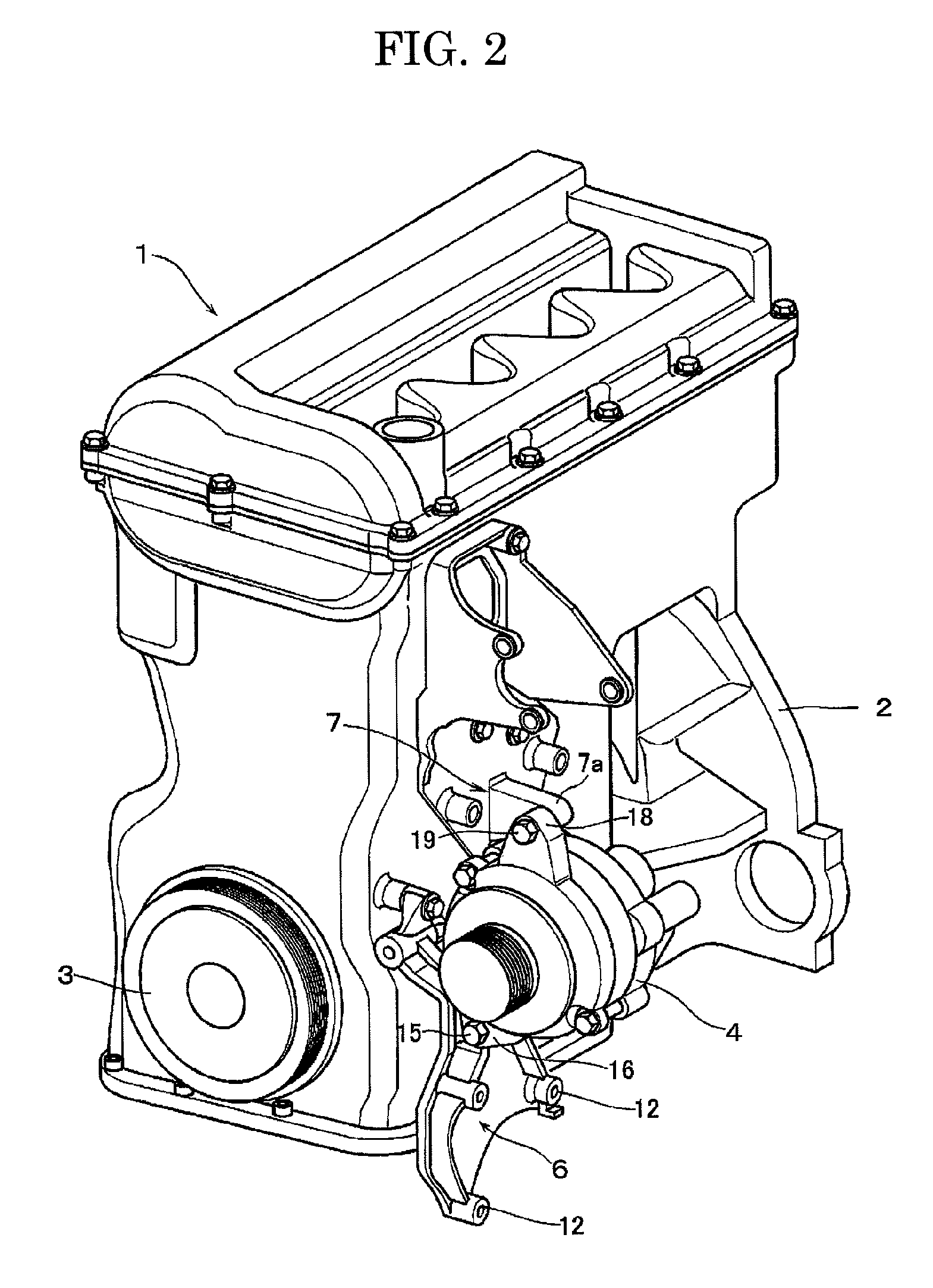 Accessory mounting structure