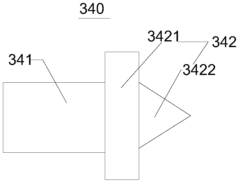 Transmission line drainage line windproof device