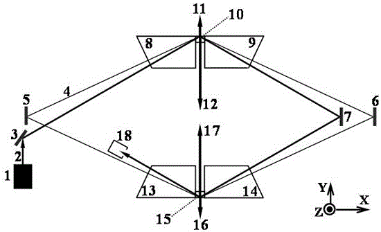 Terahertz wave parameter oscillator with annular cavity