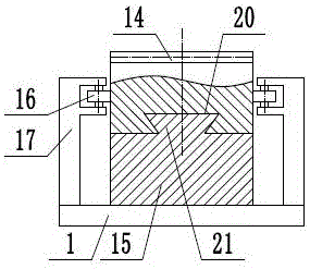 A kind of swinging and unloading device