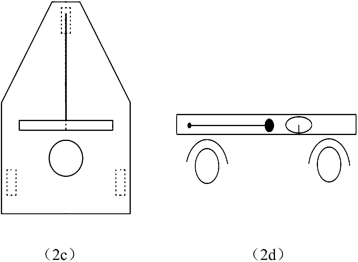 Foldable automatic following electric vehicle