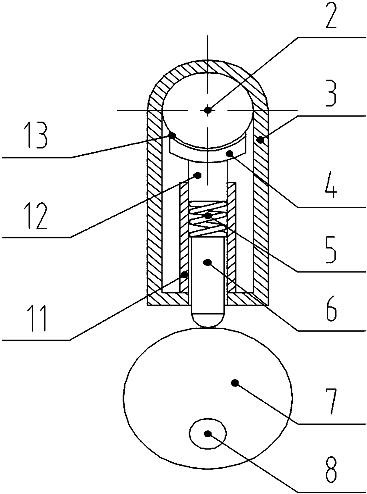 Self-locking hydraulic cylinders via elastic elements