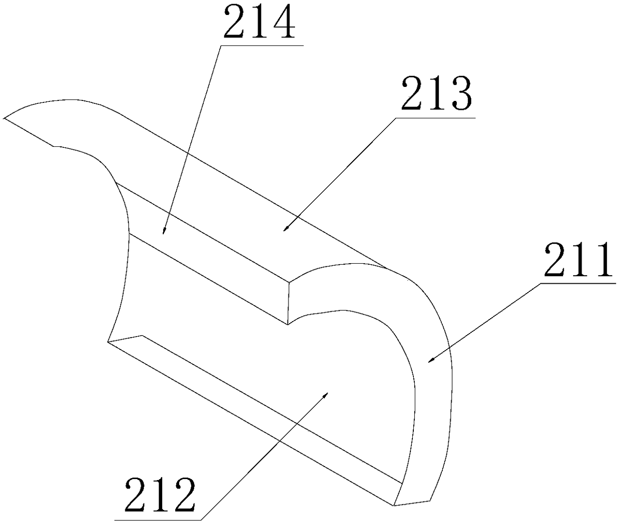 Tube structure wood mold