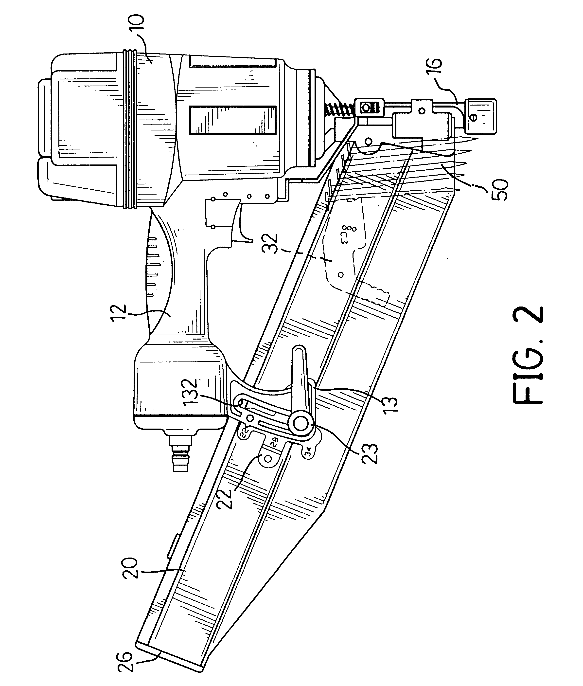 Pneumatic nail gun