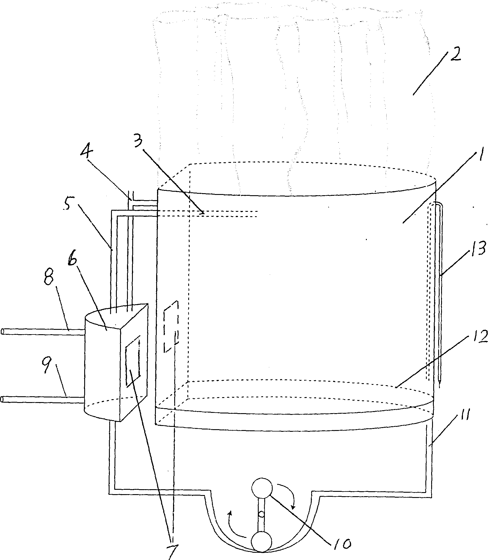 Continuously perfused heart keeping device