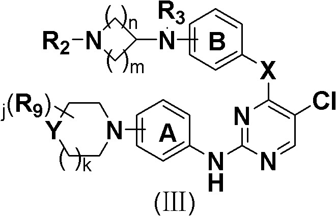 5-Chloropyrimidine compound and application of 5-Chloropyrimidine compound serving as epidermal growth factor receptor (EGFR) tyrosine kinase inhibitor