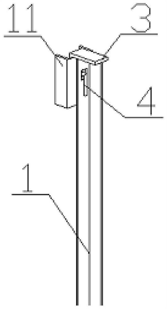 A block-detachable annular working platform and its construction method