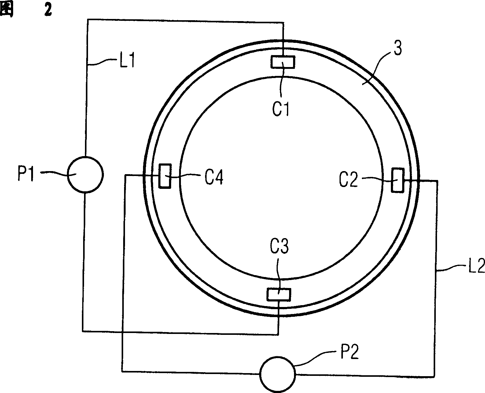 Imaging fault contrast device