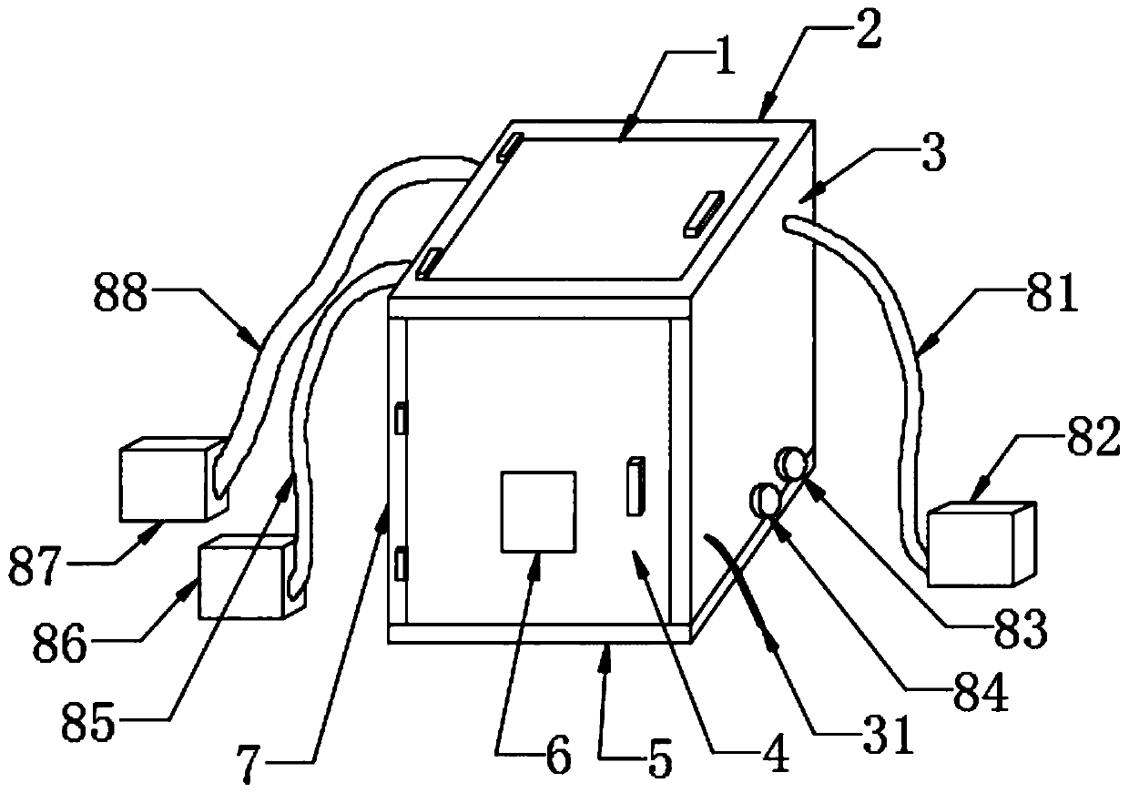 Bubble electrostatic-spinning sealing body capable of adjusting temperature and humidity