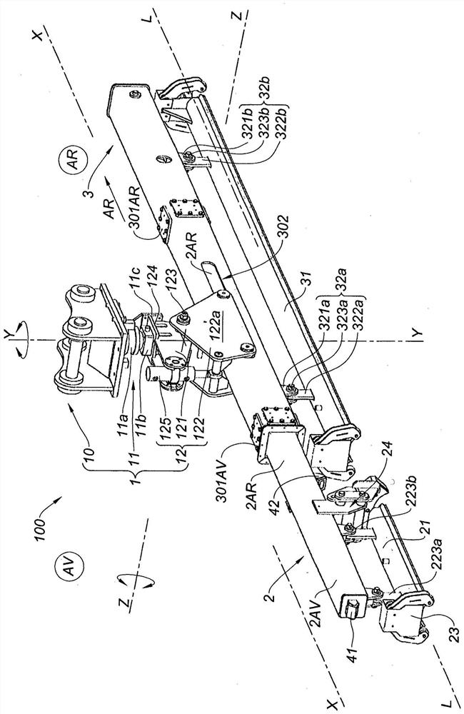 Device for laying mains pipes