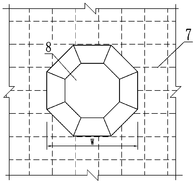 Embedded structured asphalt pavement and construction method thereof