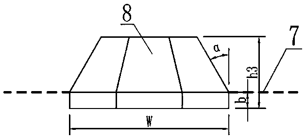 Embedded structured asphalt pavement and construction method thereof