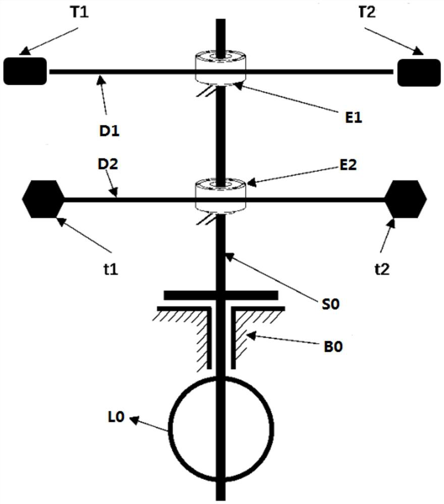 A coaxial counter-rotating geomagnetic energy storage and release energy delivery ground experiment system and method