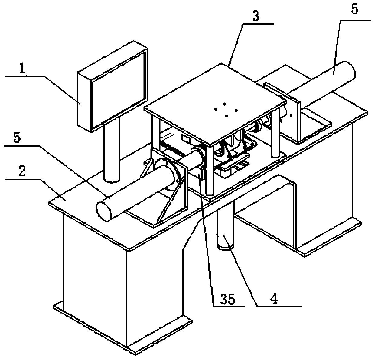 Assembling press for vibrator of plate compactor