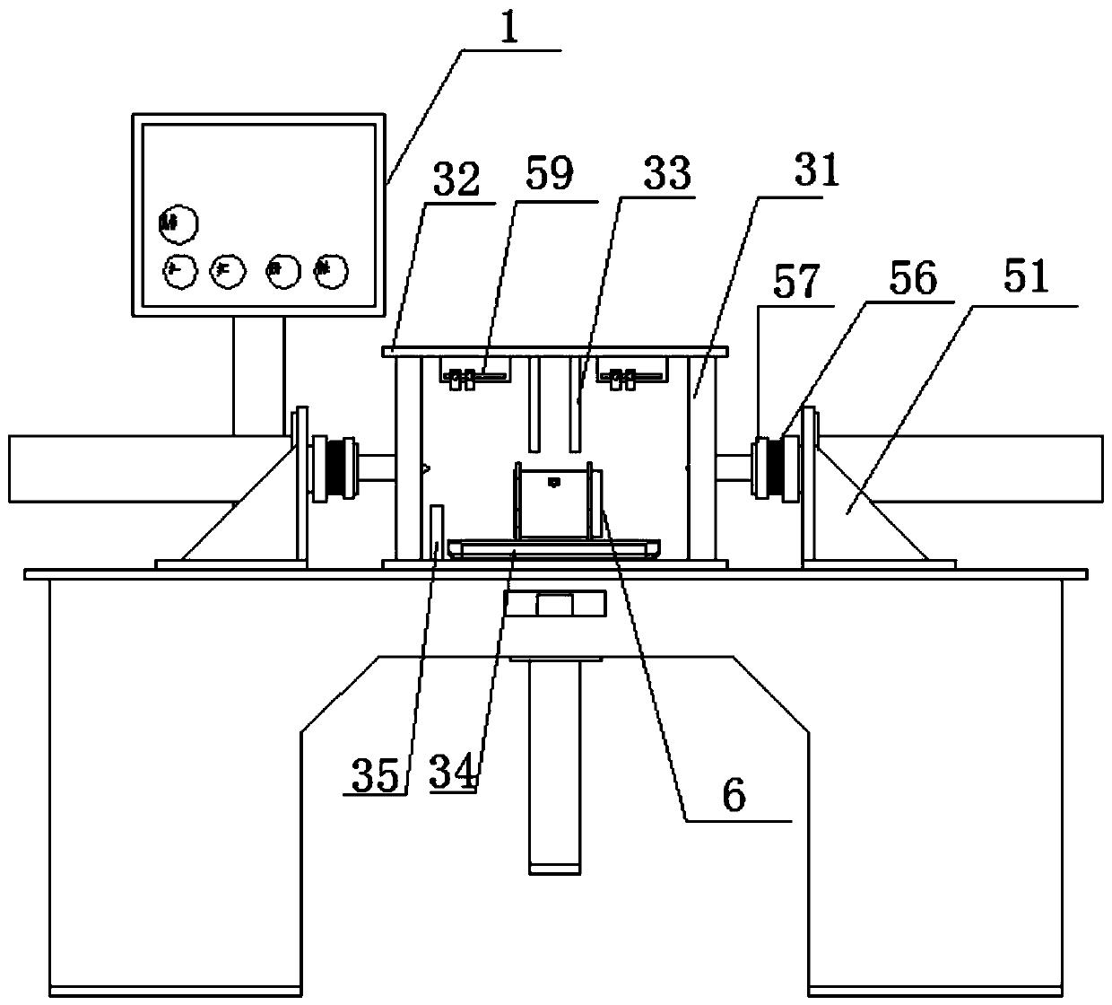 Assembling press for vibrator of plate compactor