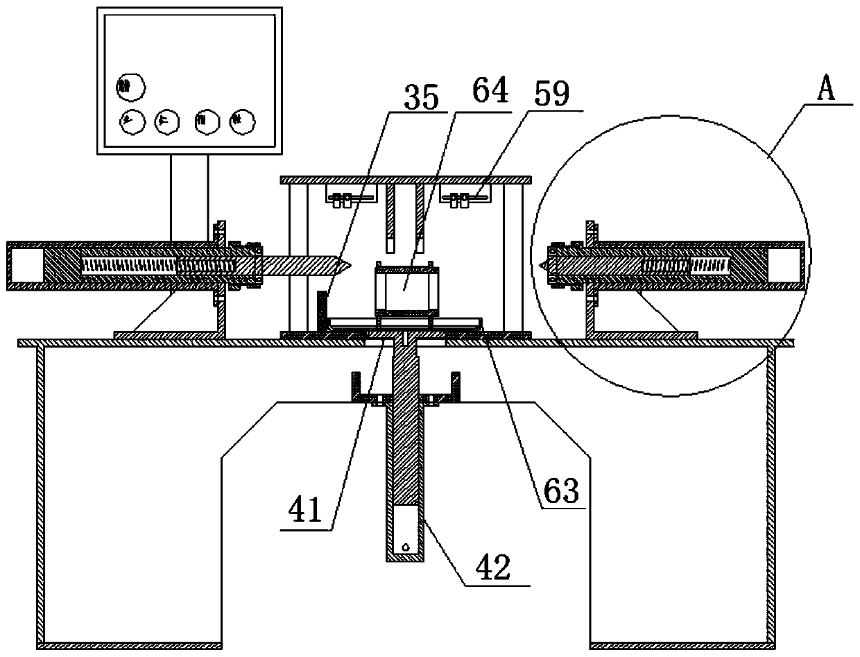 Assembling press for vibrator of plate compactor