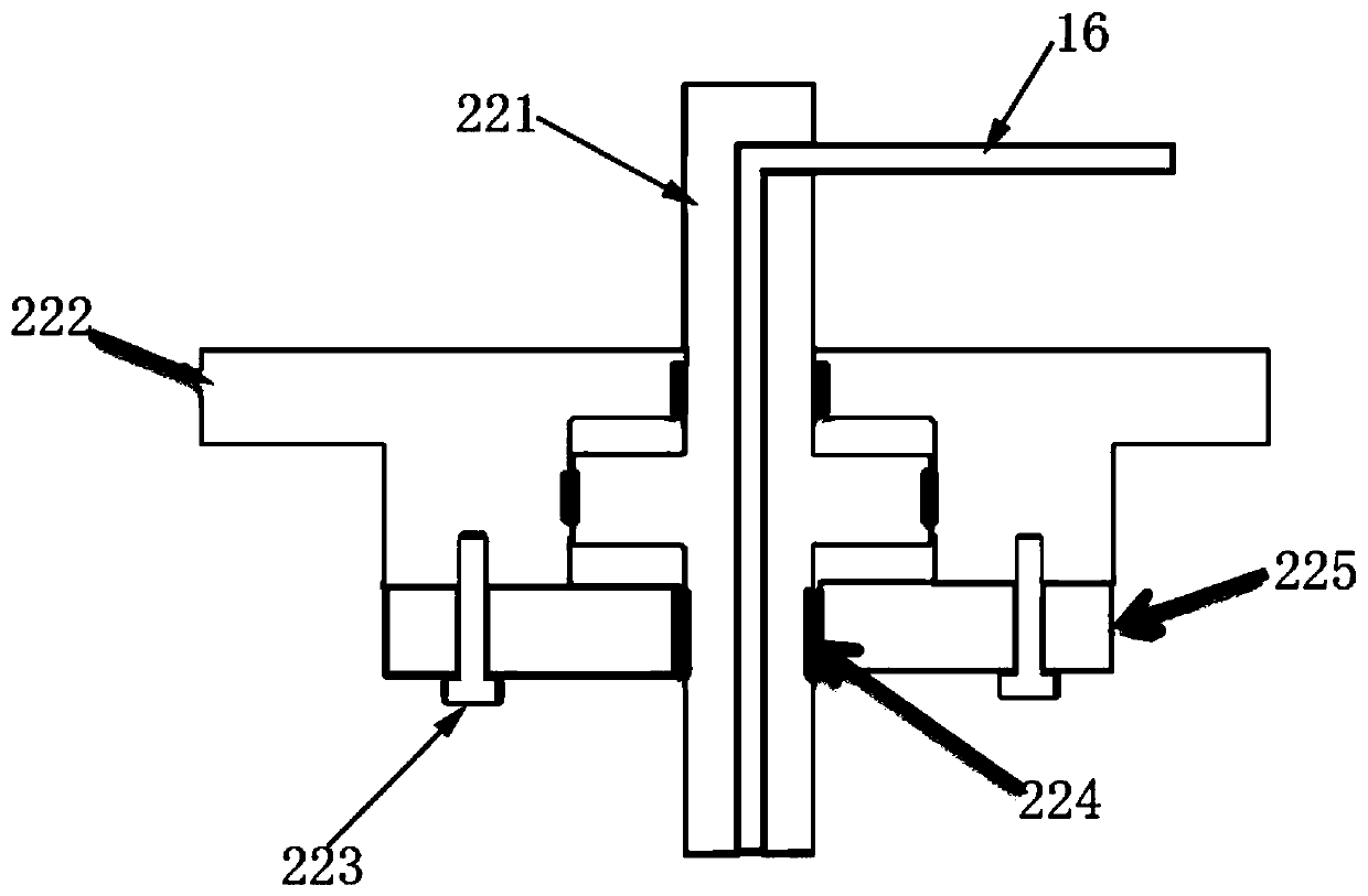 Rock fracturing high pressure gas adsorption test instrument and test method thereof