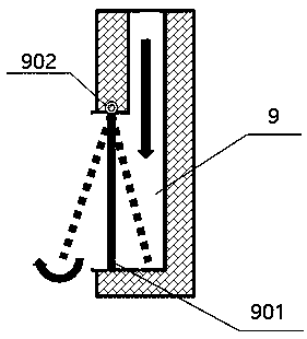 Gas production column for monitoring gas injection driving oil well field aeration zone soil carbon dioxide flux