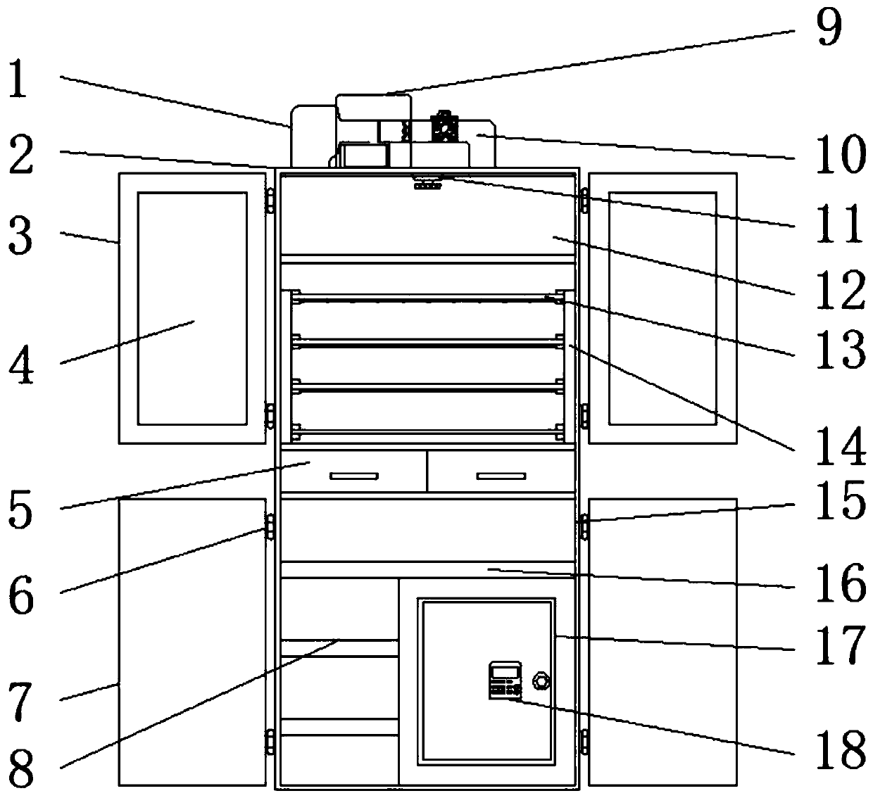 File cabinet for teaching management