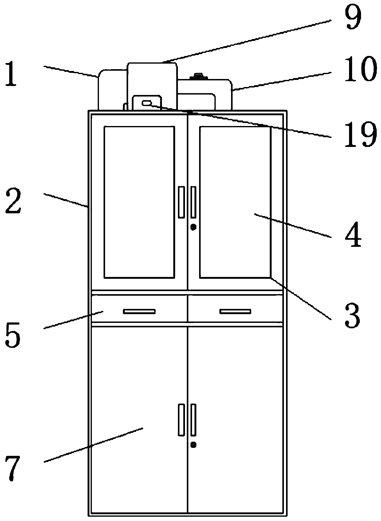 File cabinet for teaching management