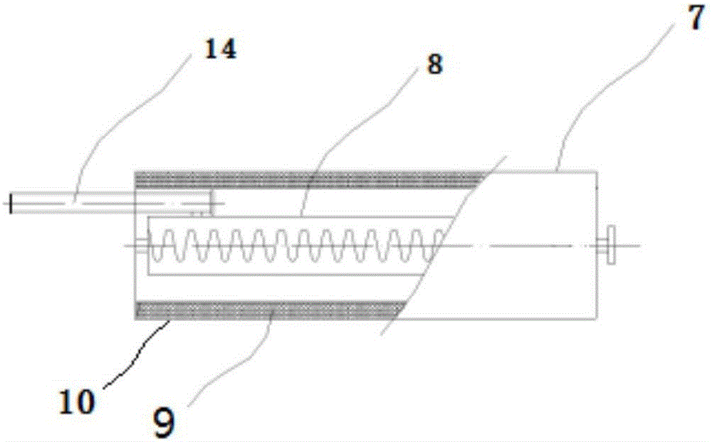 Powder activated carbon modular combination type regenerative furnace