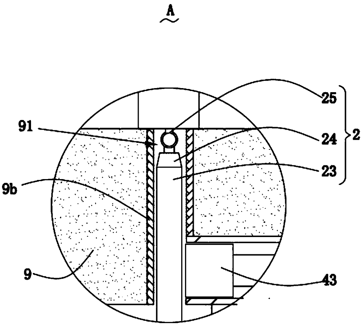 Rapid drainage method for underground garage