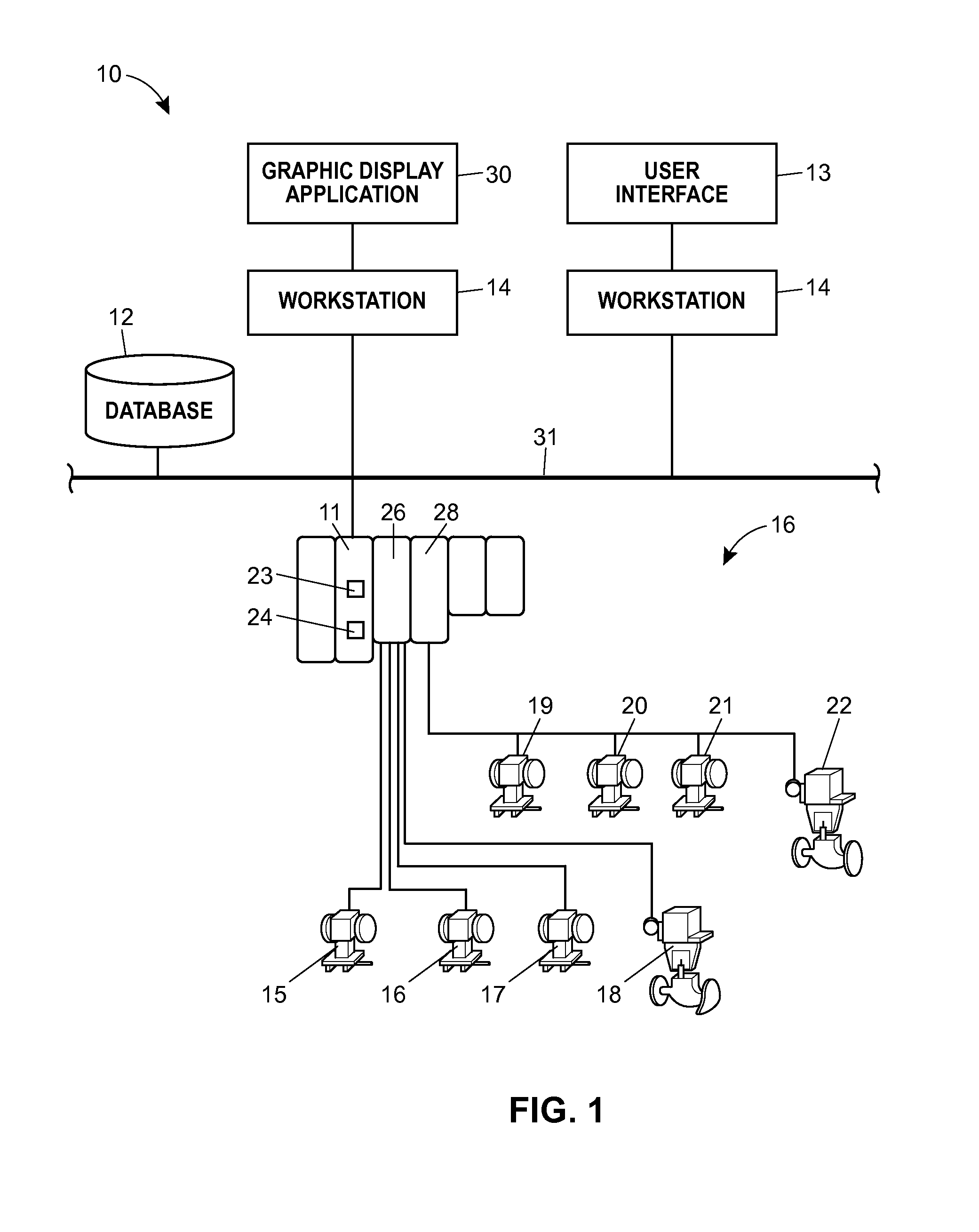 Graphical process variable trend monitoring in a process control system using a navigation pane