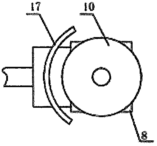 A fruit tree pruning machine