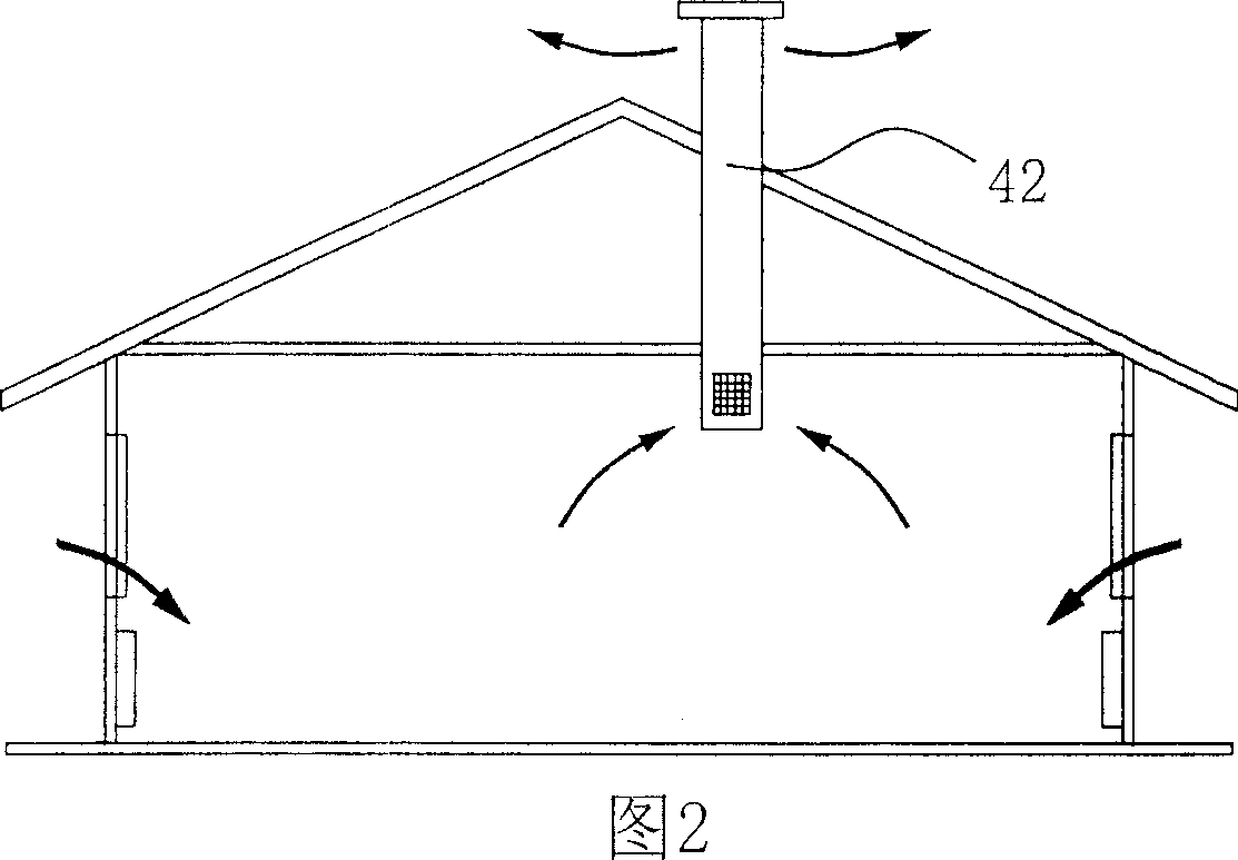 Energy displacement ventilating system and spiral energy displacement device