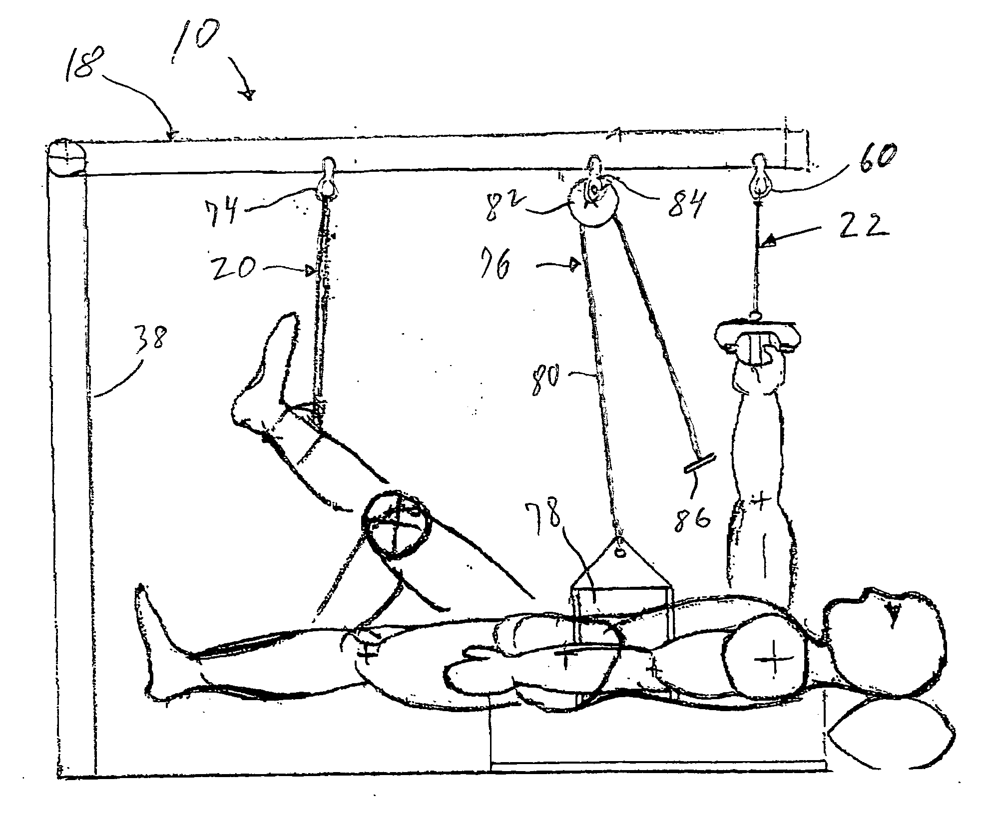 Self-exercise device for limited mobility patients and method of exercise