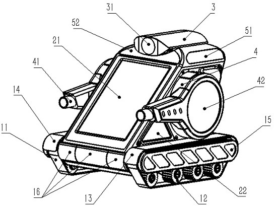 Simulated reality robot