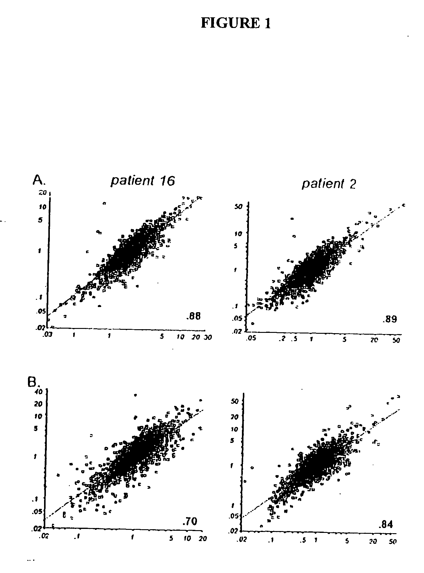 Gene profiles correlating with histology and prognosis