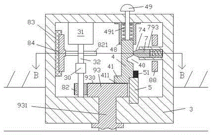 Adjustable computer display device assembly with limiting guide rail