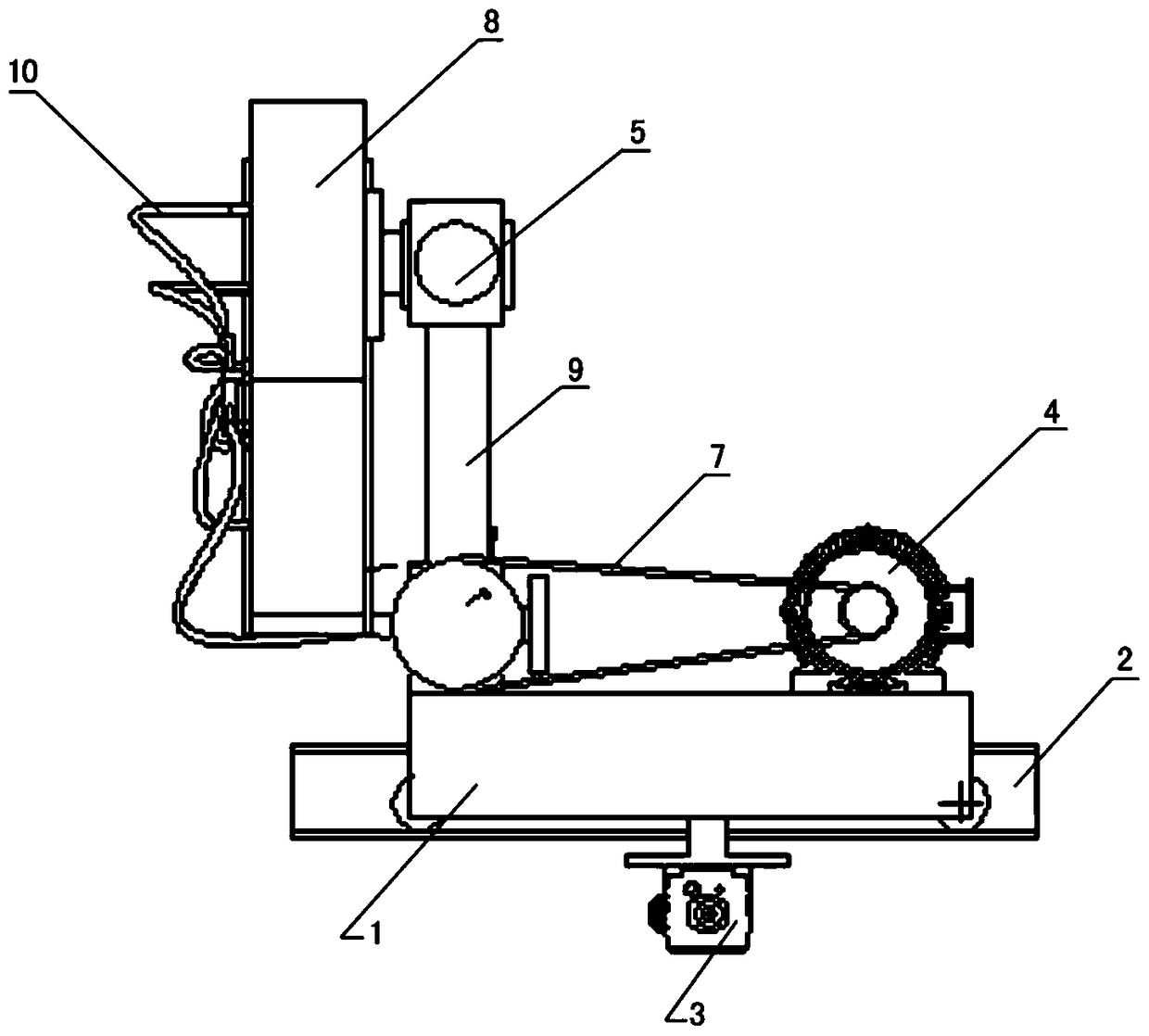 Greenhouse self-propelled automatic sprayer