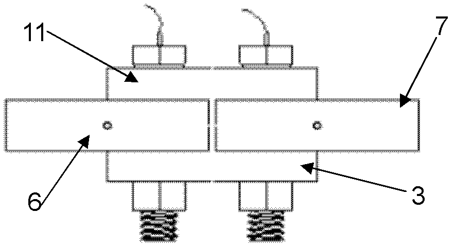 Device for testing tangential stiffness property of joint surface