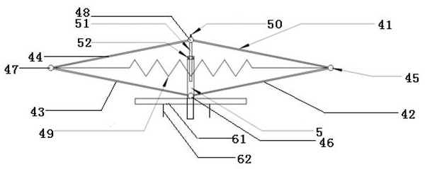 A modal test support device and using method thereof