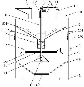 Air-drying device for food processing