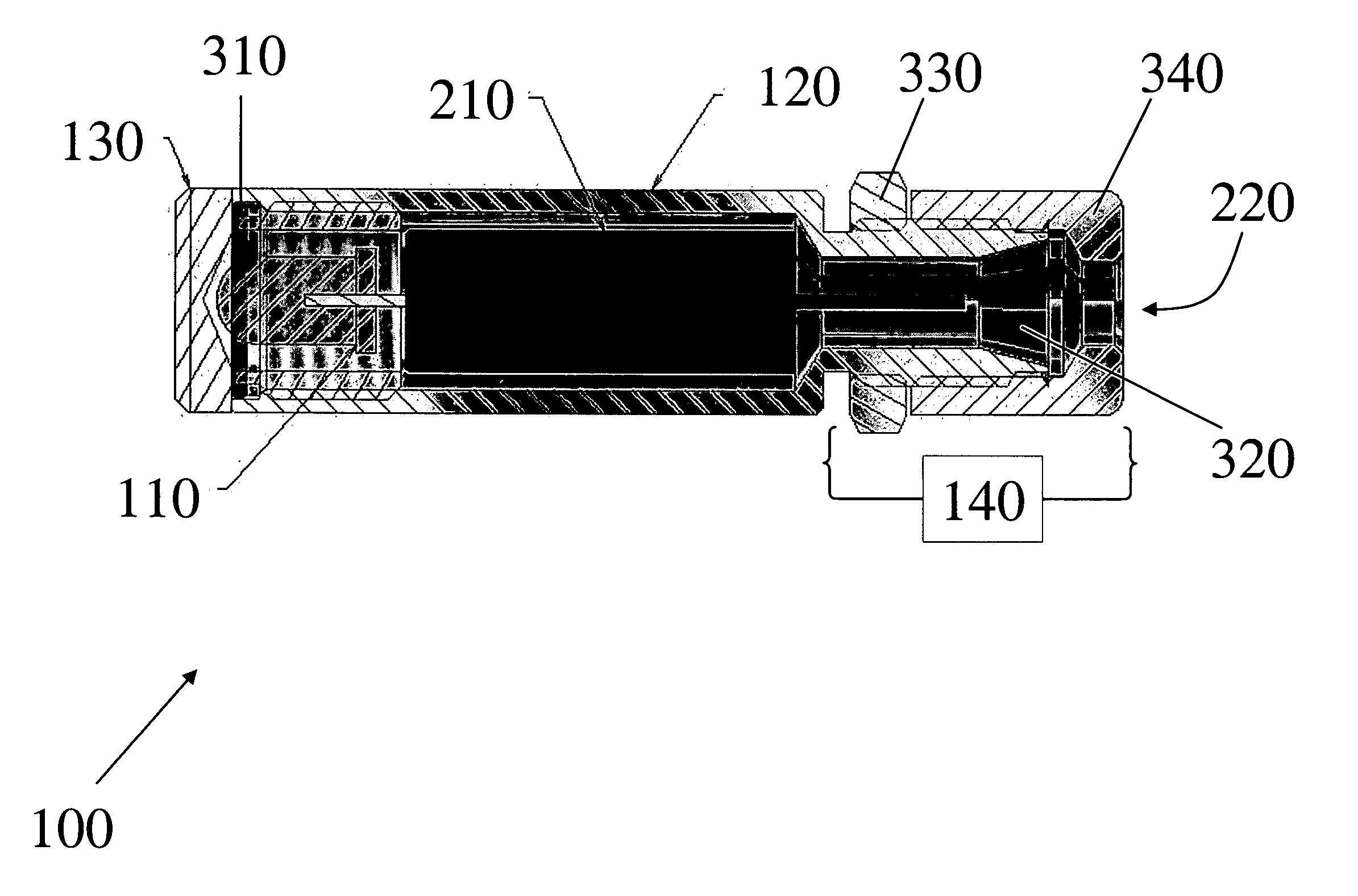 Display integrated vibrating alarm