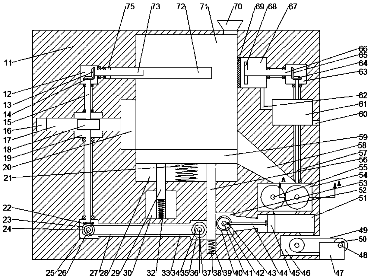 Garbage incineration pretreatment device