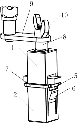 Wire distribution device for secondary conducting wire harness manufacturing