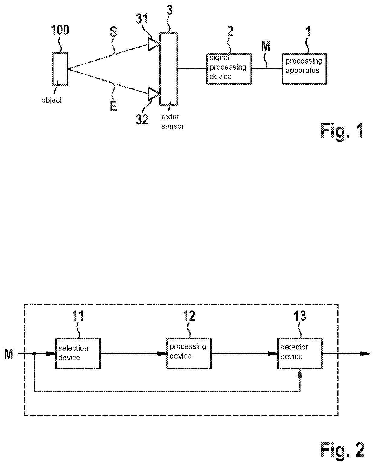 Method and apparatus for processing a range-doppler matrix and radar system