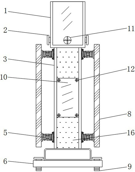 Upright post module of fabricated building