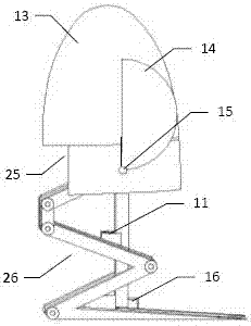 Bionic flea jumping assist device