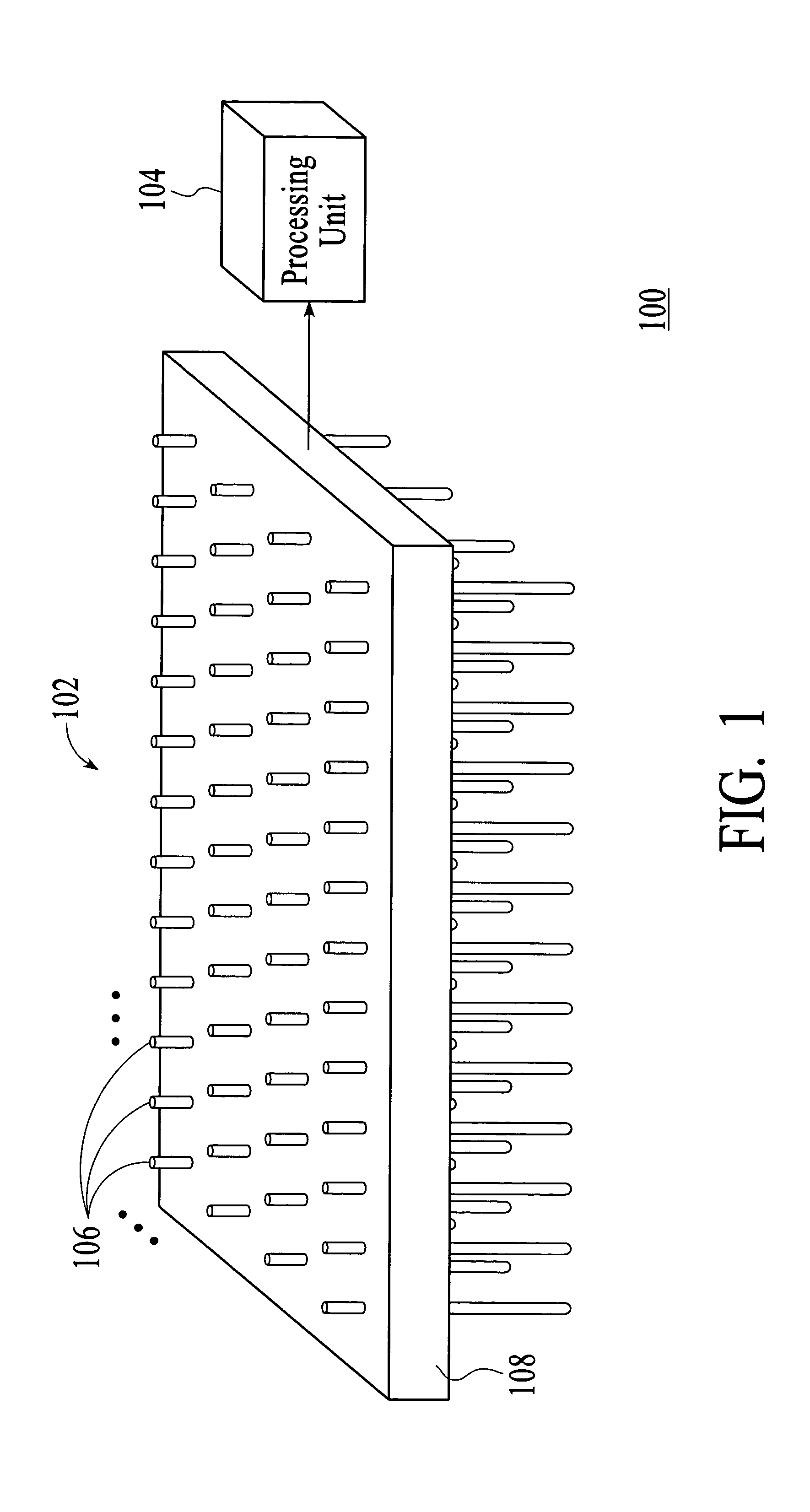 System and method for measuring three-dimensional objects using displacements of elongate measuring members