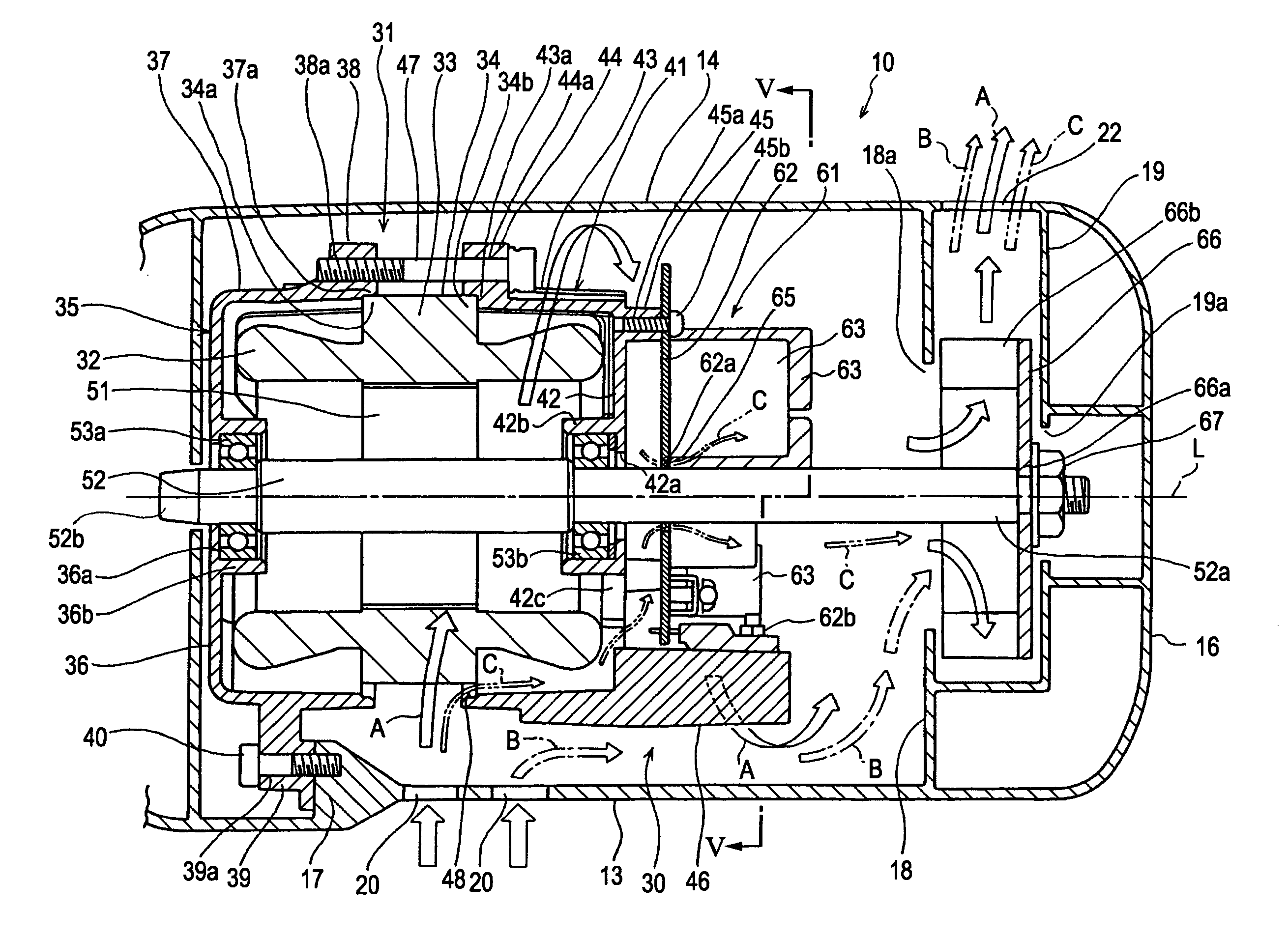 Portable power working machine