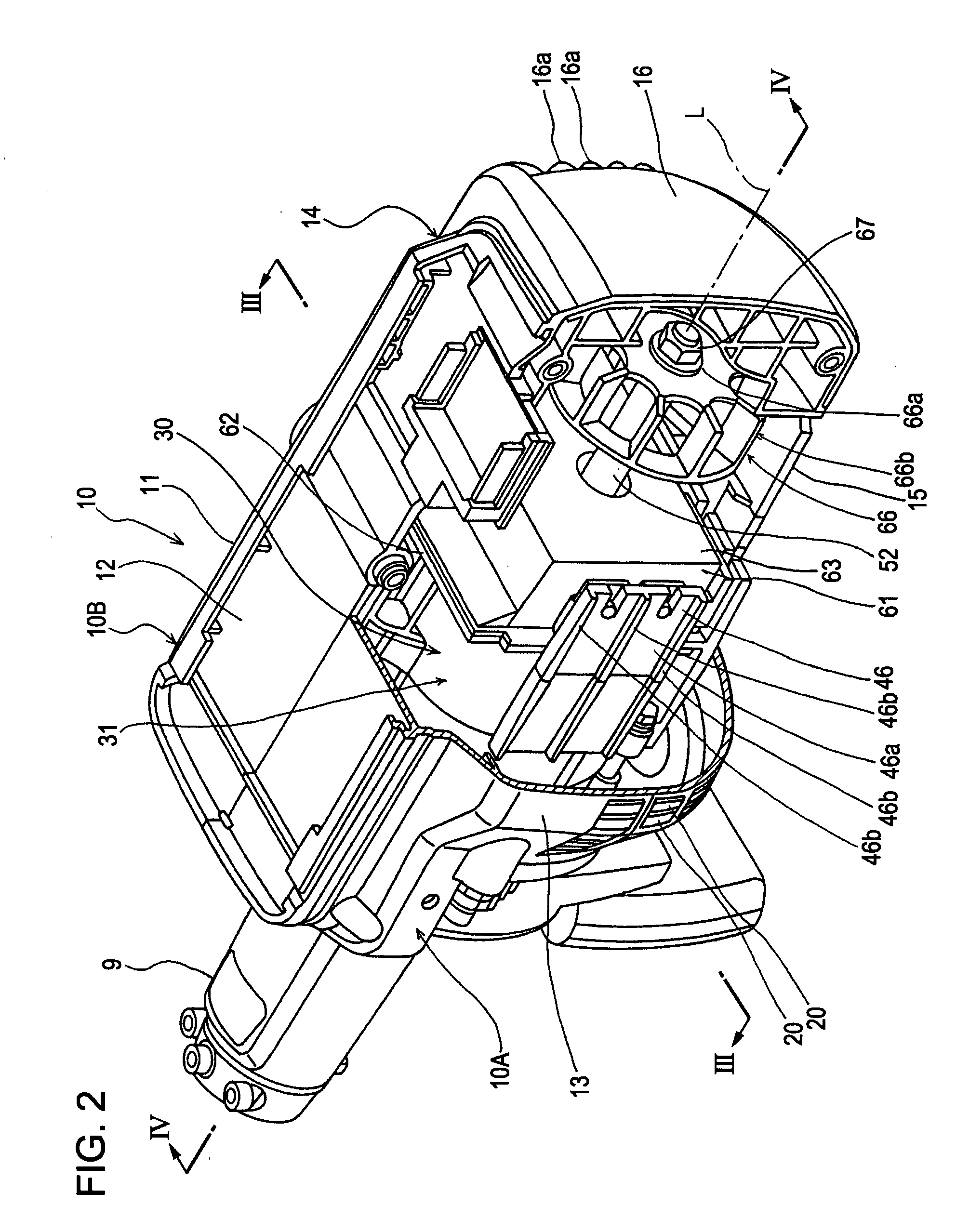 Portable power working machine