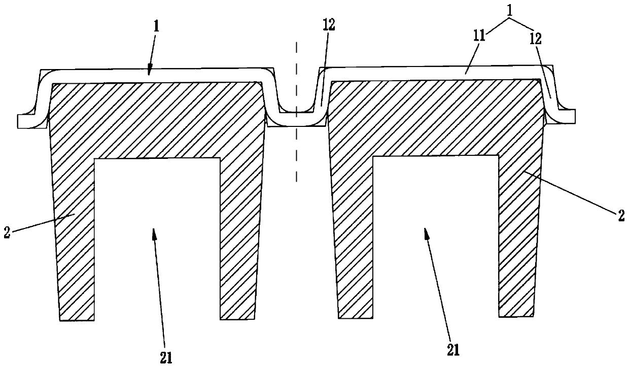 Manufacturing process of IMD type automobile rolling door